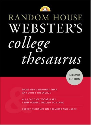 Random House Webster's College Thesaurus Cover