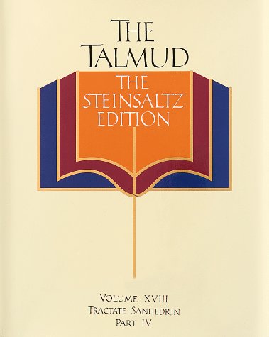 The Talmud, The Steinsaltz Edition, Volume 18 Cover