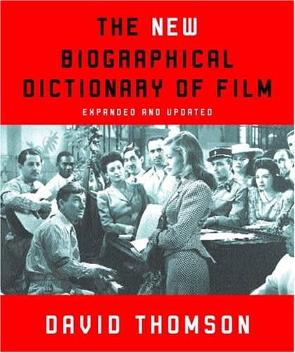 The new biographical dictionary of film Cover