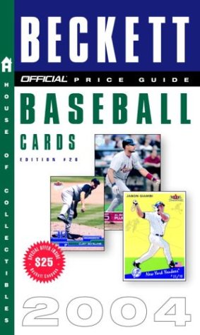 Official Beckett Price Guide to Baseball Cards 2004 Cover