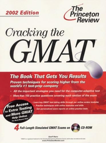 Cracking the GMAT with sample tests on CD-ROM Cover