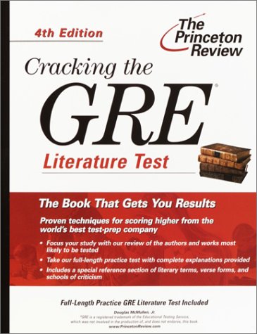 Cracking the GRE Literature Test Cover