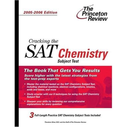 Cracking the SAT chemistry subject test Cover