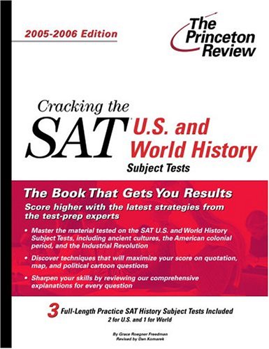 Cracking the SAT U.S. & World History Subject Tests Cover