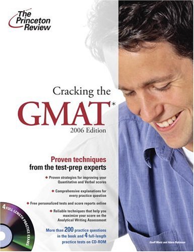 Cracking the GMAT, with full-length practice tests on CD-ROM Cover