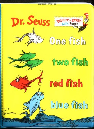 One Fish, Two Fish, Red Fish, Blue Fish(Vinyl Bath Book) Cover