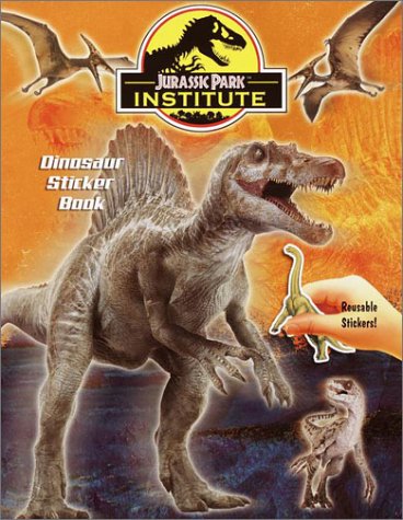 Jurassic Park Institute(TM) Dinosaur Sticker Book Cover