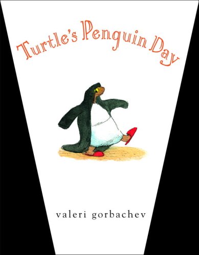 Turtle's Penguin Day Poster