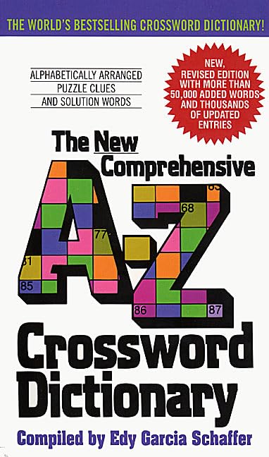 The new comprehensive A-Z crossword dictionary Cover