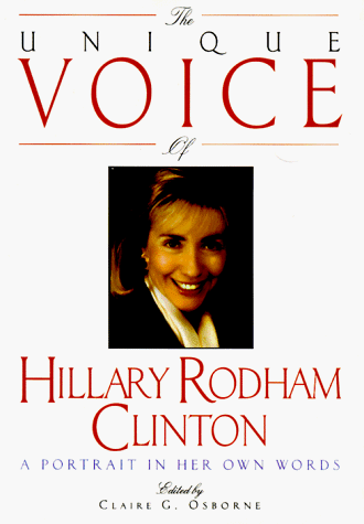 The unique voice of Hillary Rodham Clinton Cover