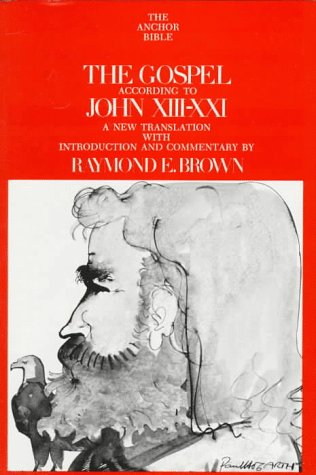 The Gospel According to John XIII-XXI (Anchor Bible, Vol 29, Part A) Cover