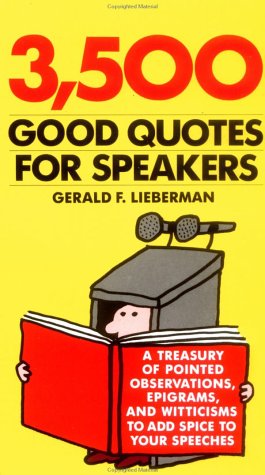3,500 good quotes for speakers Cover