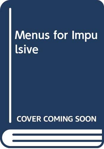 Menus for impulsive living Cover