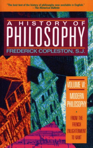 History of Philosophy, Volume 6 Cover