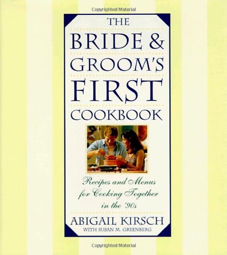 The bride and groom's first cookbook Cover