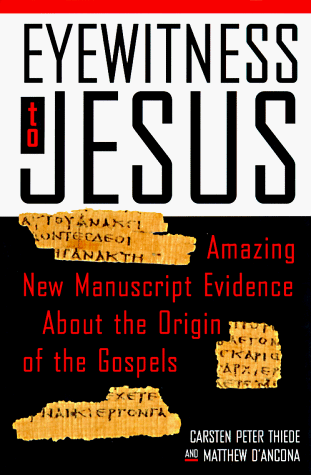 Eyewitness to Jesus Cover