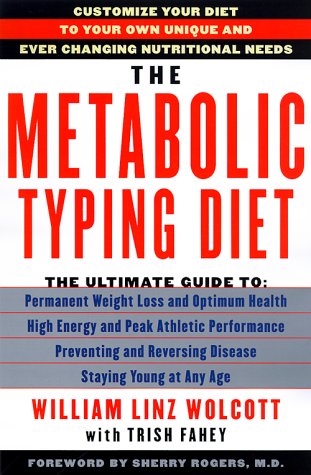 The metabolic typing diet Cover