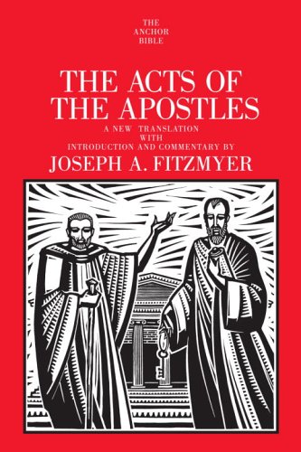 ACTS OF THE APOSTLES (Anchor Bible) Cover