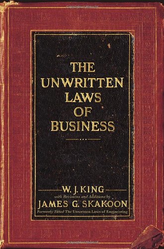 The unwritten laws of business Cover