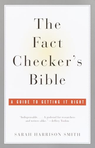 The fact checker's bible Cover