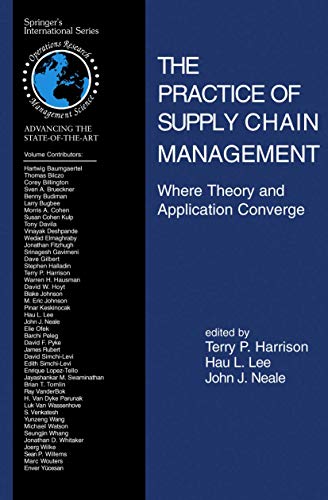 The Practice of Supply Chain Management Cover