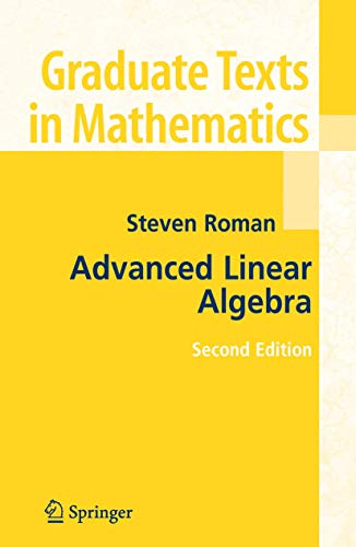 Advanced linear algebra Cover