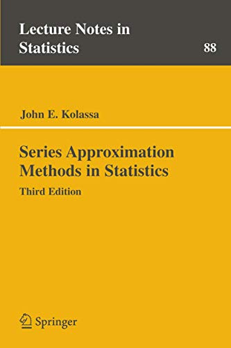 Series Approximation Methods in Statistics Cover