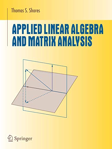 Applied linear algebra and matrix analysis Cover
