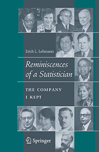 Reminiscences of a Statistician Cover