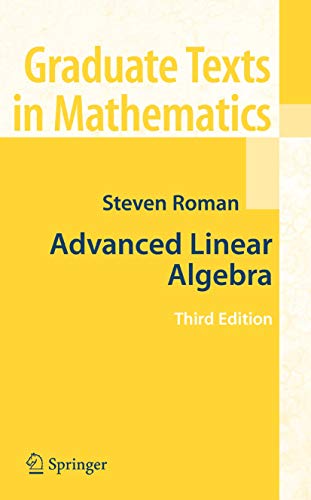 Advanced Linear Algebra (Graduate Texts in Mathematics) Cover