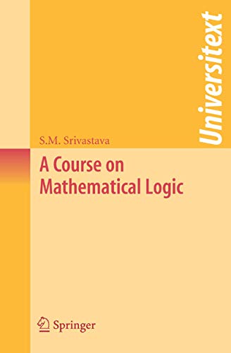 A course on mathematical logic Cover