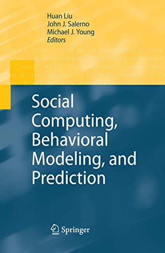 Social computing, behavioral modeling, and prediction Cover