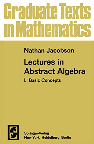 Lectures in abstract algebra Cover