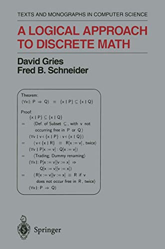 A logical approach to discrete math Cover