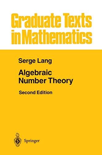 Algebraic number theory Cover