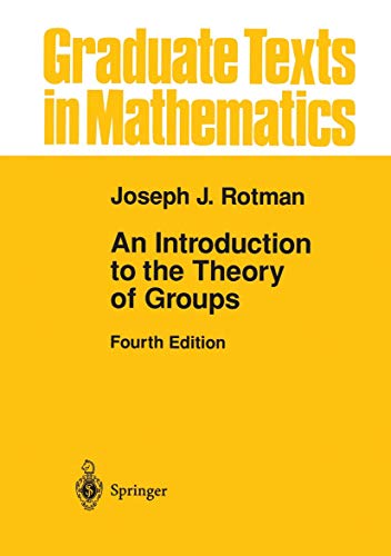 An introduction to the theory of groups Cover
