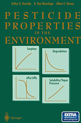 Pesticide properties in the environment Cover