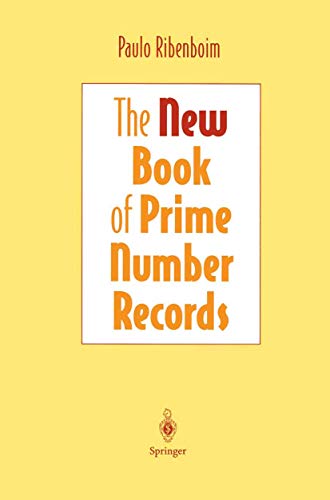 The new book of prime number records Cover