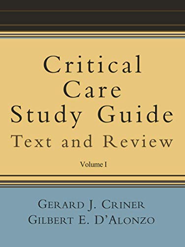 Critical care study guide Cover