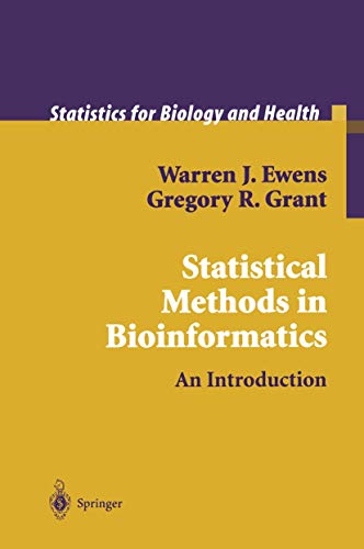 Statistical methods in bioinformatics Cover