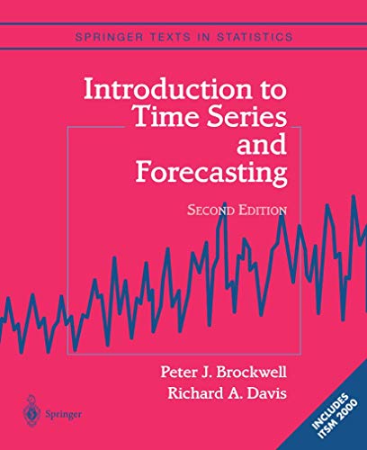 Introduction to time series and forecasting Cover