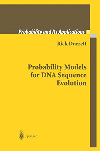 Probability models for DNA sequence evolution Cover