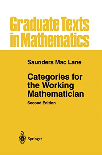 Categories for the working mathematician Cover