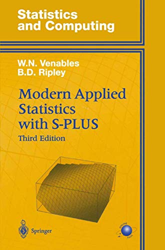 Modern applied statistics with S-PLUS Cover