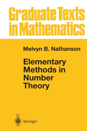 Elementary methods in number theory Cover