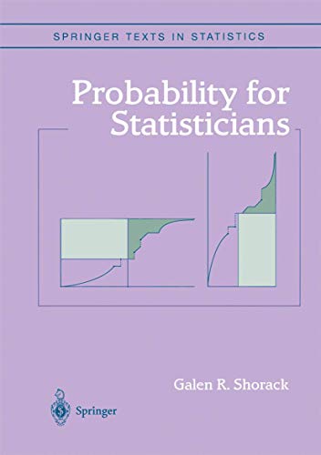 Probability for Statisticians Cover