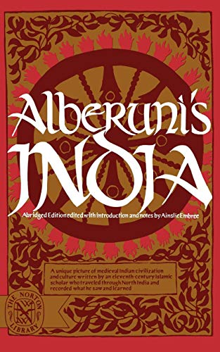 Alberuni's India. Cover