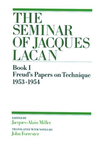 The seminar of Jacques Lacan Cover