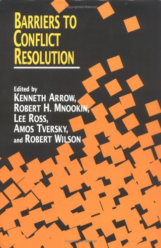 Barriers to conflict resolution Cover