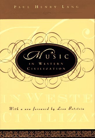 Music in Western civilization Cover